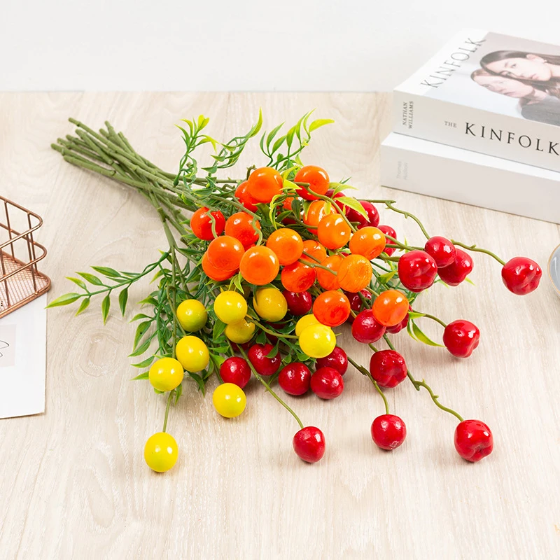 Имитация фруктового дерева сахарница апельсин маленький фрукт искусственные