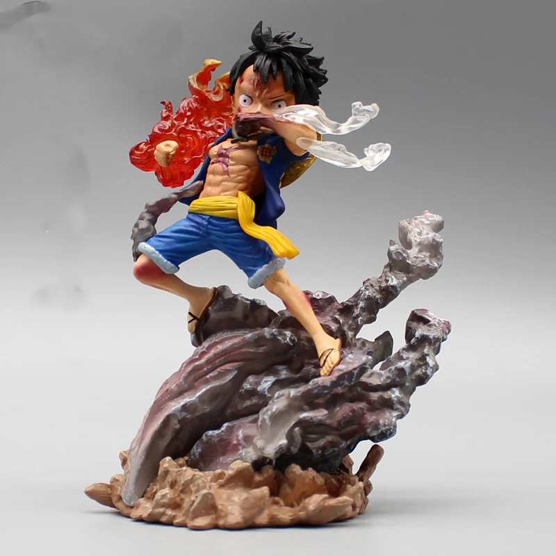 One Piece G5 Gear Luffy Anime  Action Statue Q version second gear Fourth Gear GK Model Ornaments Doll Toy  For Children Gift