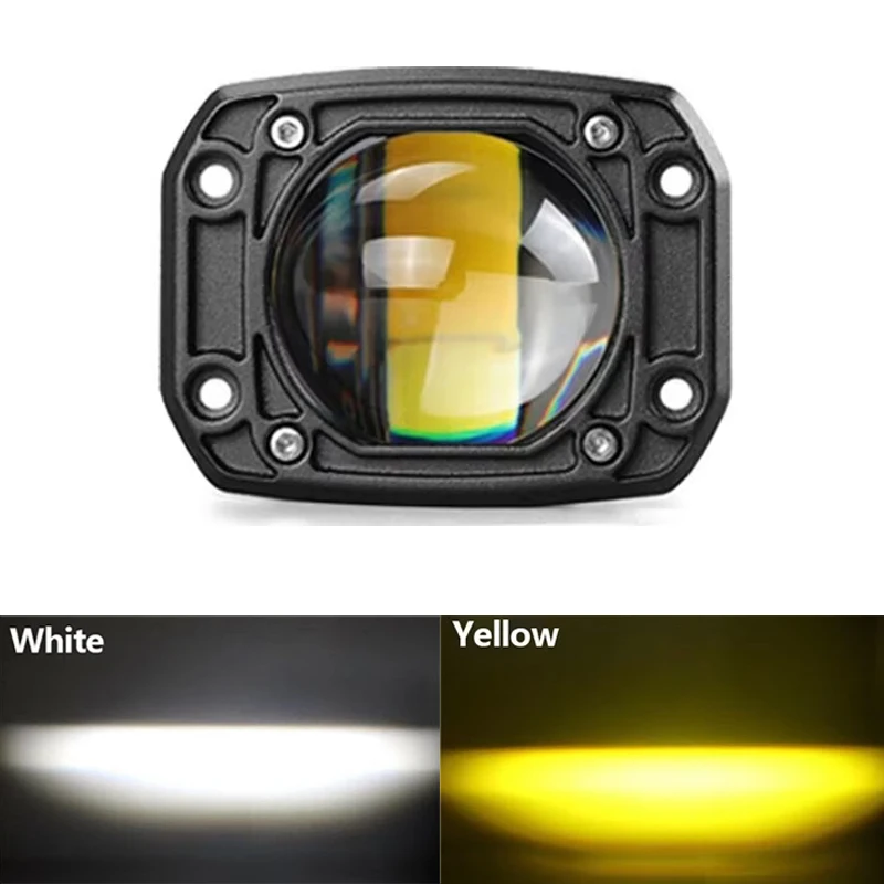 

3-дюймовые светодиодные рабочие прожекторы 24 В 12 В Автомобильные DRL фонари Светодиодные 6000K/3500K Противотуманные линзы Прожектор для мотоцикла для Jeep Wrangler 4x4 Off Road