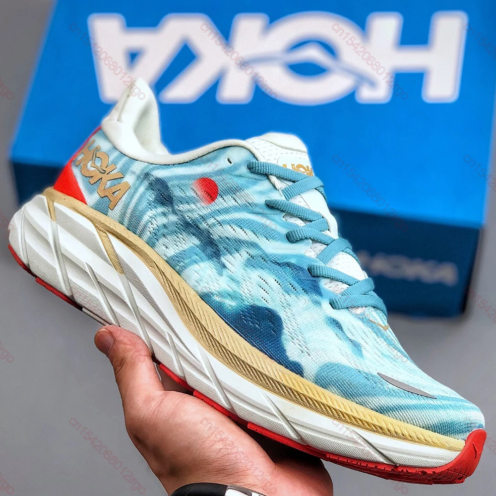 HOKA Clifton 8 Mens Shoes Sneakers Cushioning Women Sports Shoes Mesh Breathable Outdoor Marathon Light Running Training Shoes