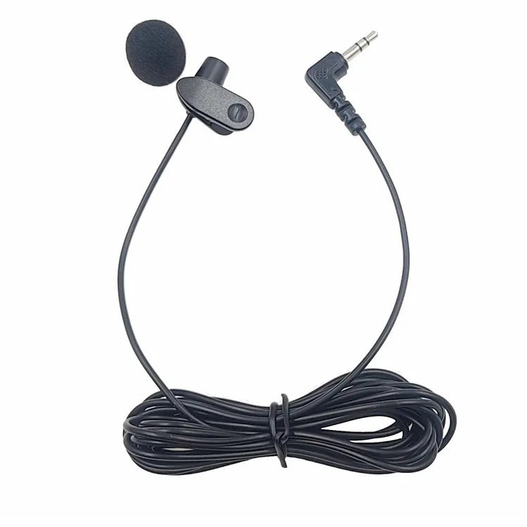 

Microphone Mini Collar Clip Mic Car Navigation GPS Collar 3.5mm Microphone For Vehicle-mounted Bluetooth Voice Communication