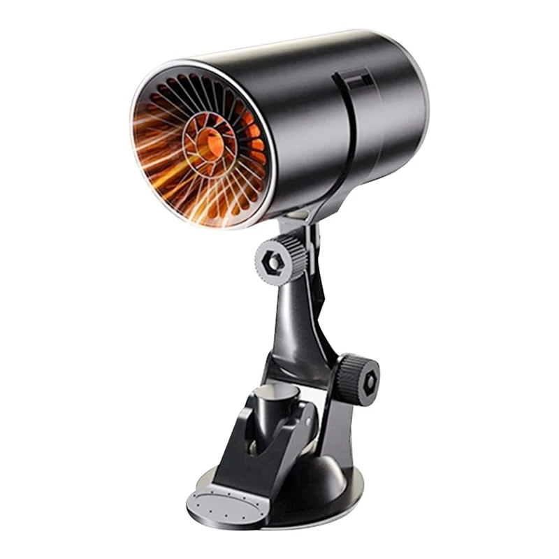 

Portable Car Heater 12V 150W Fast Heating and Cooling Windscreen Fan Car Defrost Defogger in Cigarette-Lighter