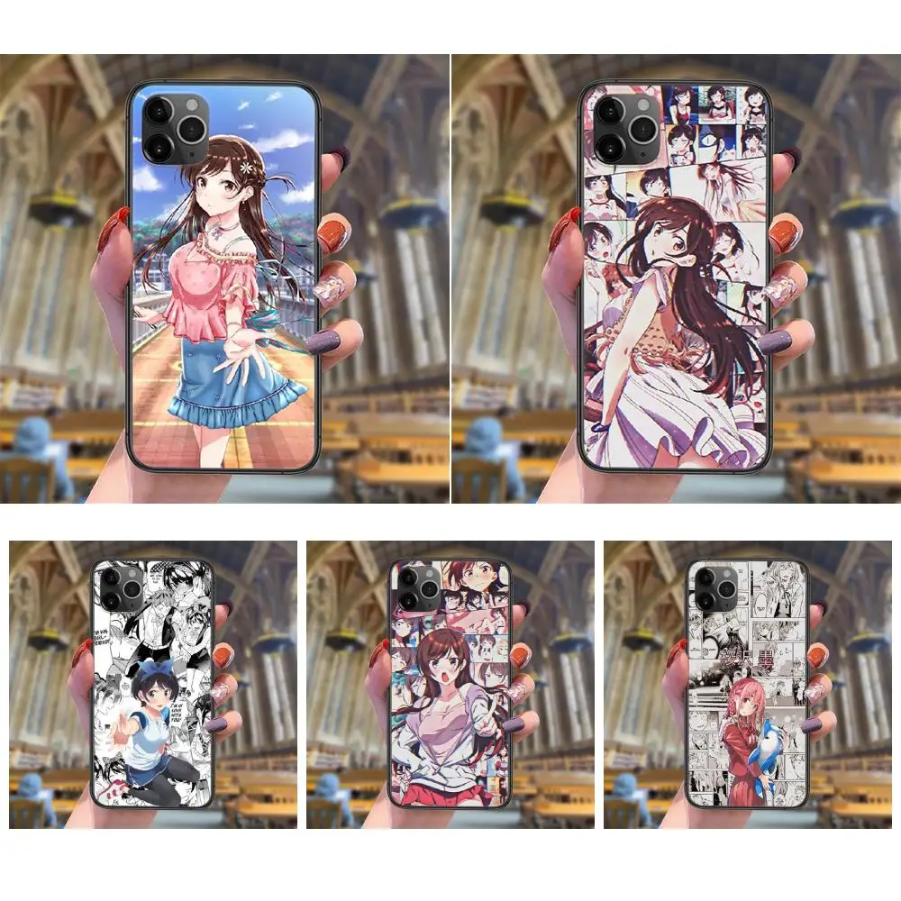 Kanojo Okarishimasu для iPhone 13 12 11 Pro Max 6X8 6S 7 Plus XS XR Mini 5S SE 7 P 6P Amazon Защитные чехлы для телефонов