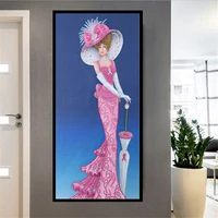 diy 5d diamond painting lady special shaped drill art hobby cross stitch wall home decor embroidery kit personalized gift