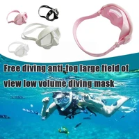 adjustable free diving goggles anti fog waterproof swimming face eyewear dive glasses guard scuba snorkeling accessories x5q0