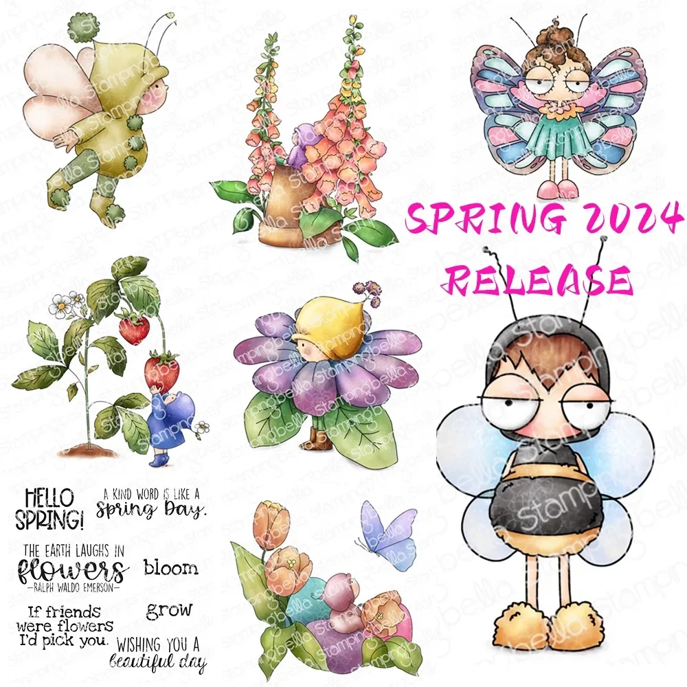 Весна 2024 выпуск штампы и stampingbella Новое поступление Скрапбукинг дневник