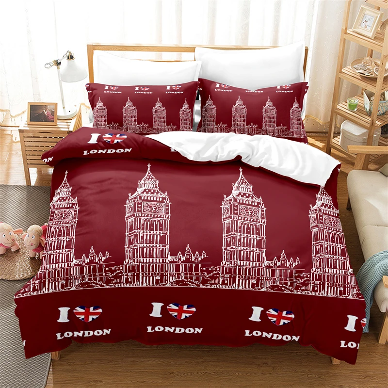 

Line City Bedding Set Duvet Cover Set 3d Bedding Digital Printing Bed Linen Queen Size Bedding Set Fashion Design