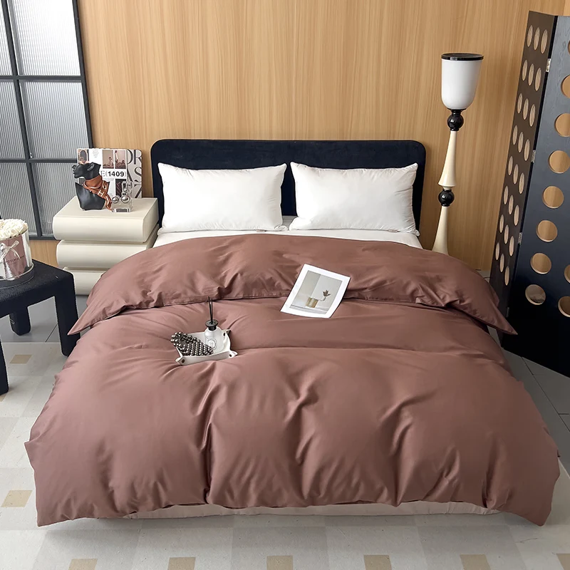 Новое однотонное одеяло из 100% хлопка покрывало мягкое постельное белье цвета