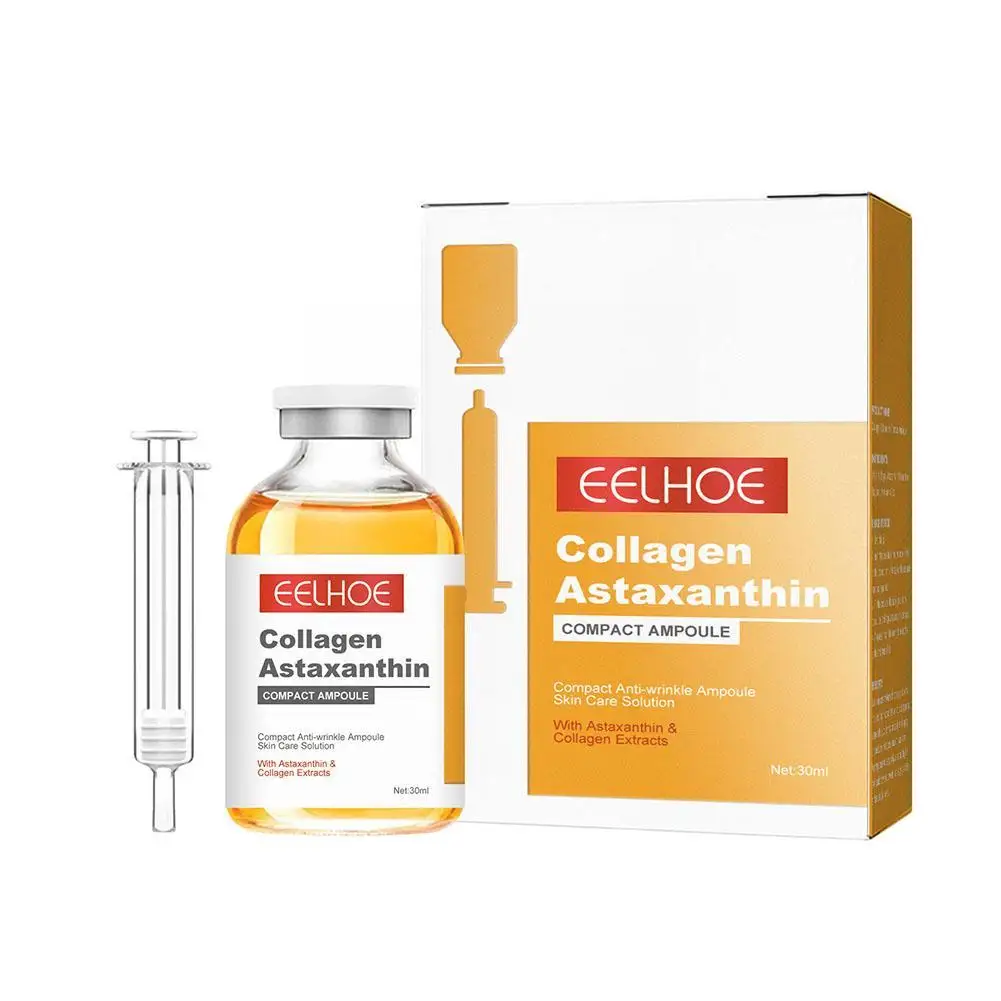 

1Pcs 30ml Collagen Astaxanthin Lifting Ampoule Anti Lines Promote Wrinkle Fade Fine Circulation Blood Essence C8B6