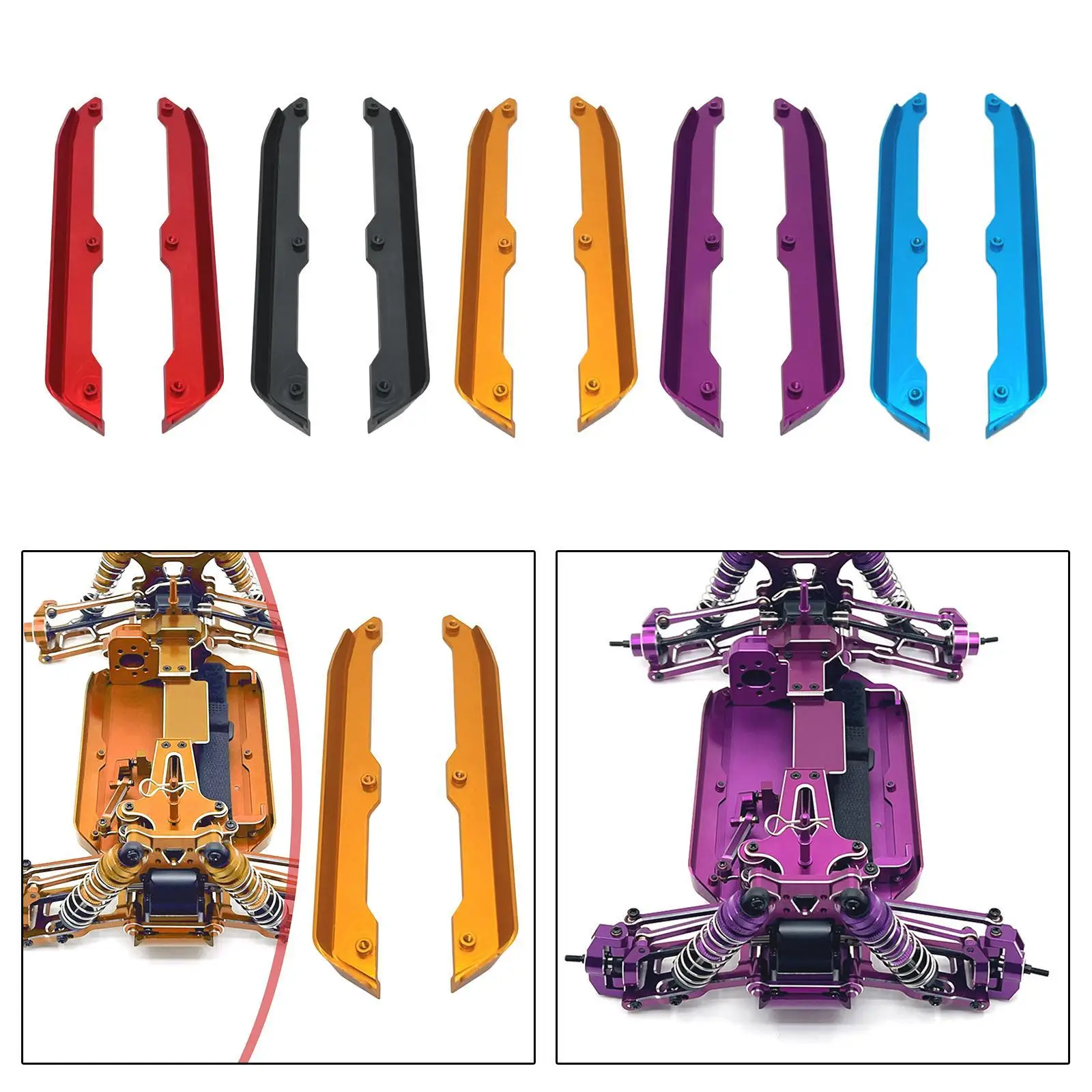 2 шт. модификация брызговиков шасси радиоуправляемого автомобиля прочный