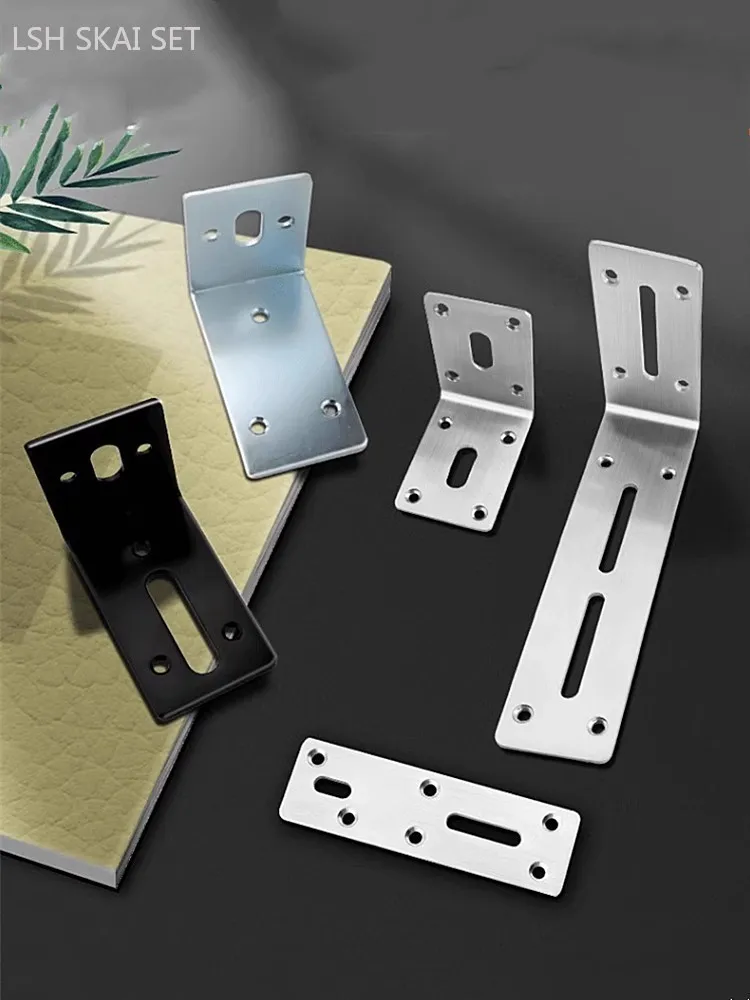 Утолщенный угловой кронштейн из нержавеющей стали 2 шт.