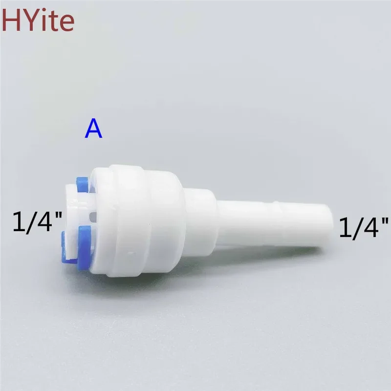 

Пластиковый фитинг для воды RO, прямой фитинг для шланга с наружным диаметром 1/4 дюйма, 3/8 дюйма, быстроразъемное соединение стержня 1/4 дюйма, аквариумная система обратного осмоса