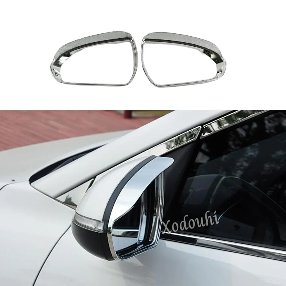 

Автомобильное боковое стекло заднего вида для Hyundai Elantra Avante 2016 2017 2018 2019 2020, отделка для зеркала заднего вида, защита от дождя, солнцезащитный козырек