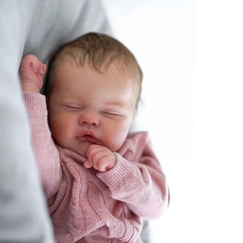 48 см 19-дюймовый комплект куклы реборн Quinbee уже окрашенный с тканевым корпусом DIY