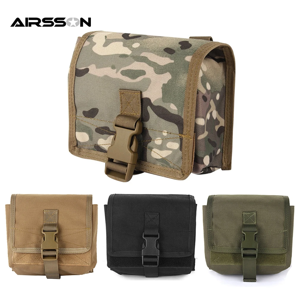 

Tactical Molle Bag Magazine Dump Pouch Military Airsoft Gun Ammo Bag EDC Belt Waist Fanny Pack Utility Pocket Hunting Accessory