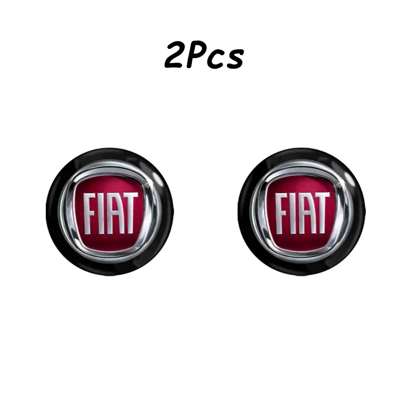 

14 мм 3D логотип автомобиля брелок украшение эмблема авто ключ значок наклейка аксессуары для Fiat Abarth 500 Tipo FR Bravo Viaggio Linea