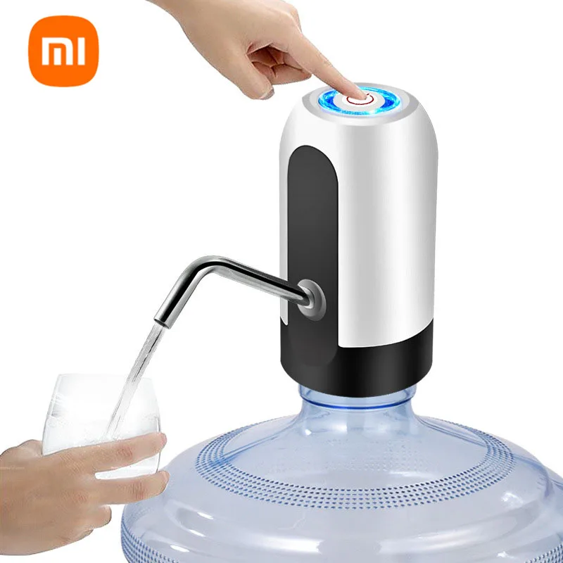 

Насос для бутылок с водой Xiaomi, автоматический Электрический дозатор воды с USB-зарядкой, помпа с автоматическим переключением, дозатор питье...