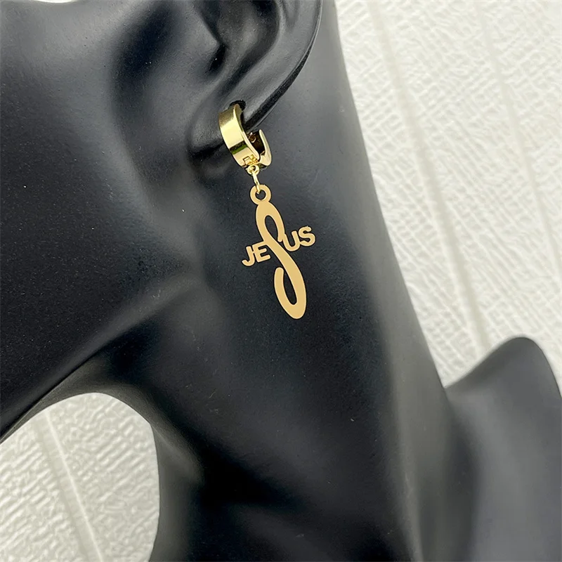 

New Stainless Steel Earrings for Women Various Pendants Personalized Gold Charm Classic Fashion Earrings Jewelry Exquisite Gift