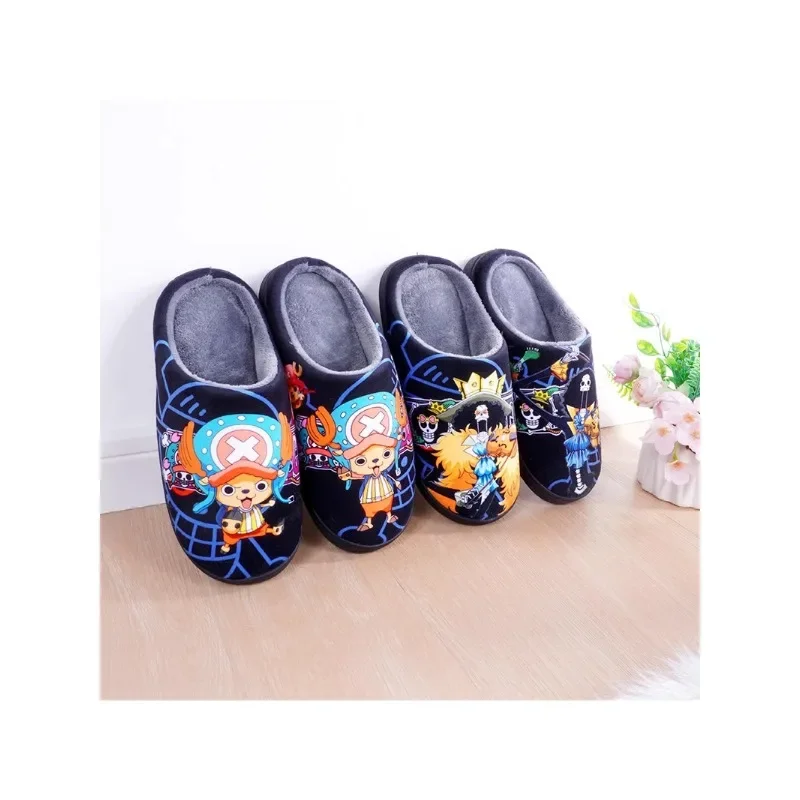 ONE PIECE теплые плюшевые пантофоле для косплея с героями мультфильмов Coppia домашние
