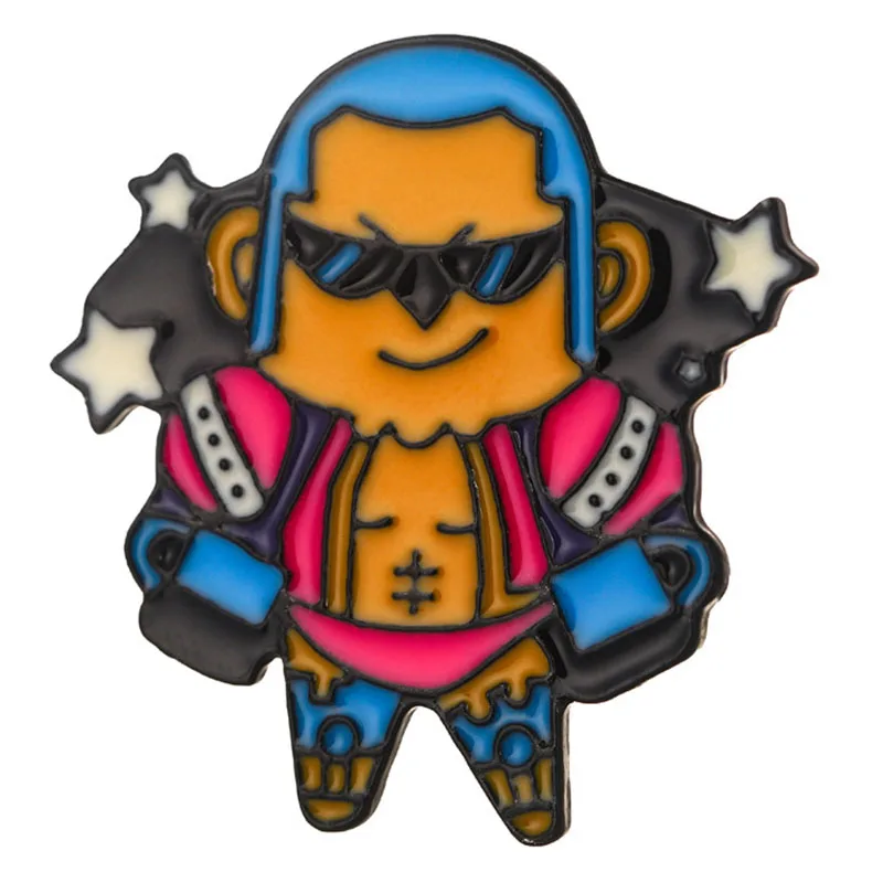 

1 шт., брошь из сплава в виде пиратского короля