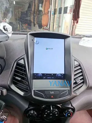 Автомобильный GPS-плеер 10 4 дюйма в стиле Tesla на Android для Ford Ecosport 2013-2017 автомобильный