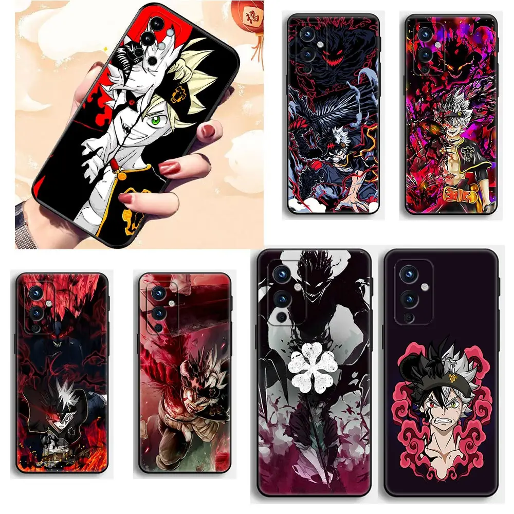 

Anime Black Clover Manga Coques Fundas Phone Case for Oneplus 9 9R Z 7 7T 8 8T 9TR 10 Nord 2 CE N200 N100 N10 Pro 5G Cases Capa