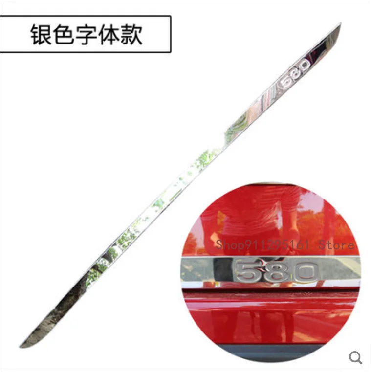 

1pc for dongfeng DFSK 580 Trunk tailgate Decorative strip Stainless steel