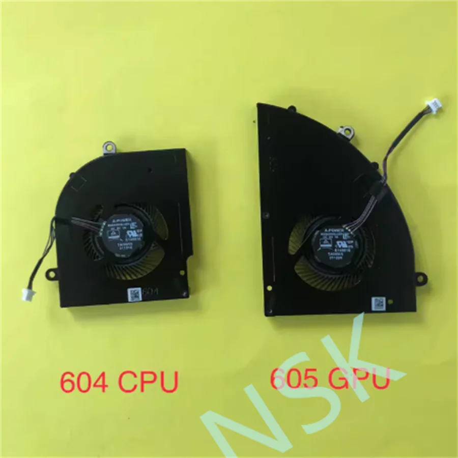 Оригинальный охлаждающий вентилятор для MSI Delta 15 A5EFK MS-15CK CPU + GPU с радиатором 100%