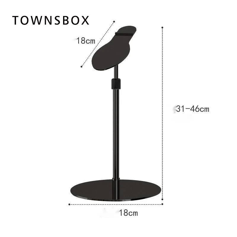 

Black Iron Metal Showcase Shoes Display Stand