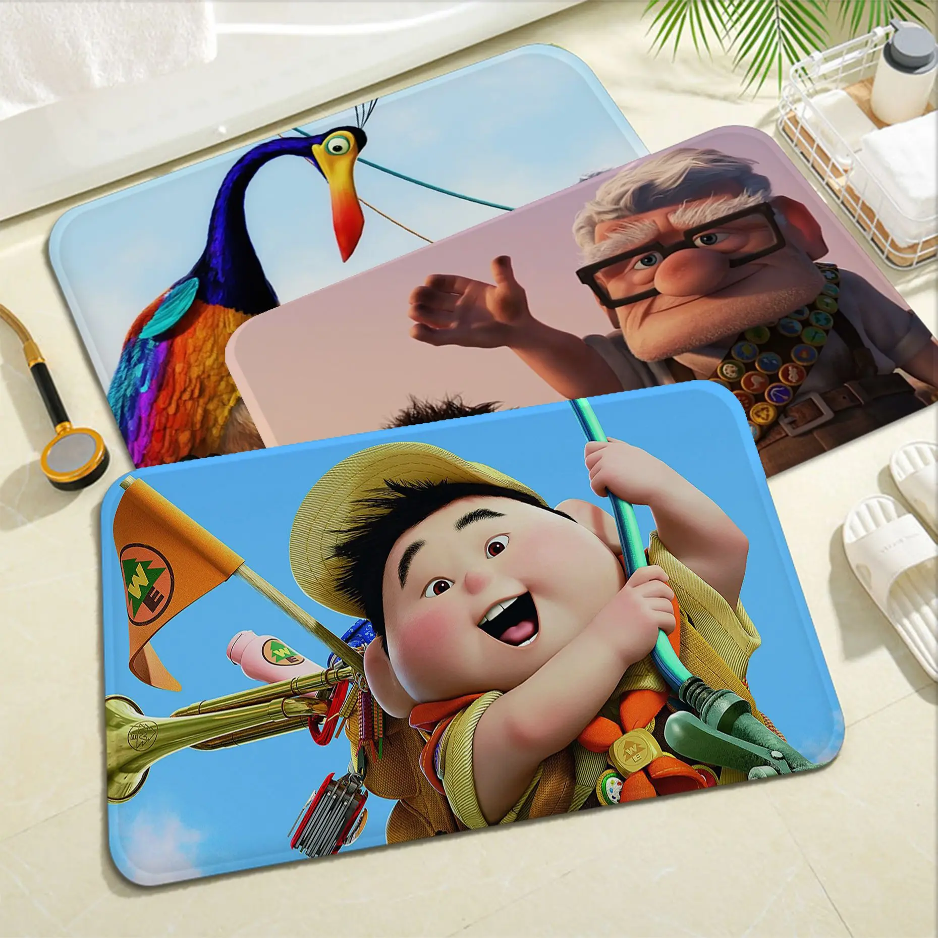 

Disney Up Door Mat Rectangle Anti-slip Home Soft Badmat Front Door Indoor Outdoor Mat Household Carpets