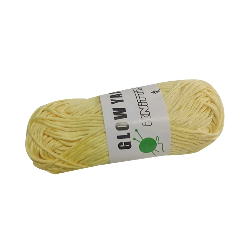 

Luminous Knitting Crochet Yarn Glow in The Dark Yarn DIY Crafts Sewing Supplies