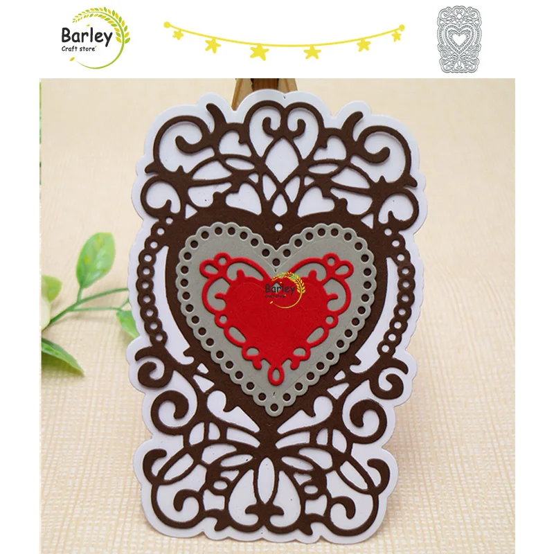 

Craft Die Cut Greeting Card Butterfly Heart Cutting Dies Album Cover Scrapbook DIY Decorative Blade Punch Stencils