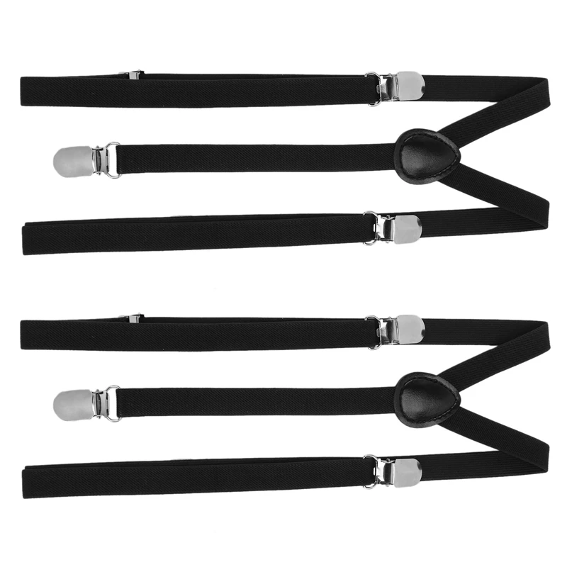 

2 регулируемых ремня унисекс для мужчин и женщин, мужской вечерние НКИ, черный