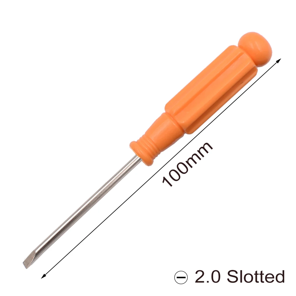 

Mini Screwdriver PH00 2.0 Phillips Cross Straight Slotted Flat Flathead 100mm Electronics Toy Repair Tools 1000pcs/lot