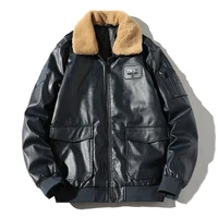 new winter mens fur bomber leather jacket coat male retro suede streetwear thicken leather jacket men brand biker mens jackets