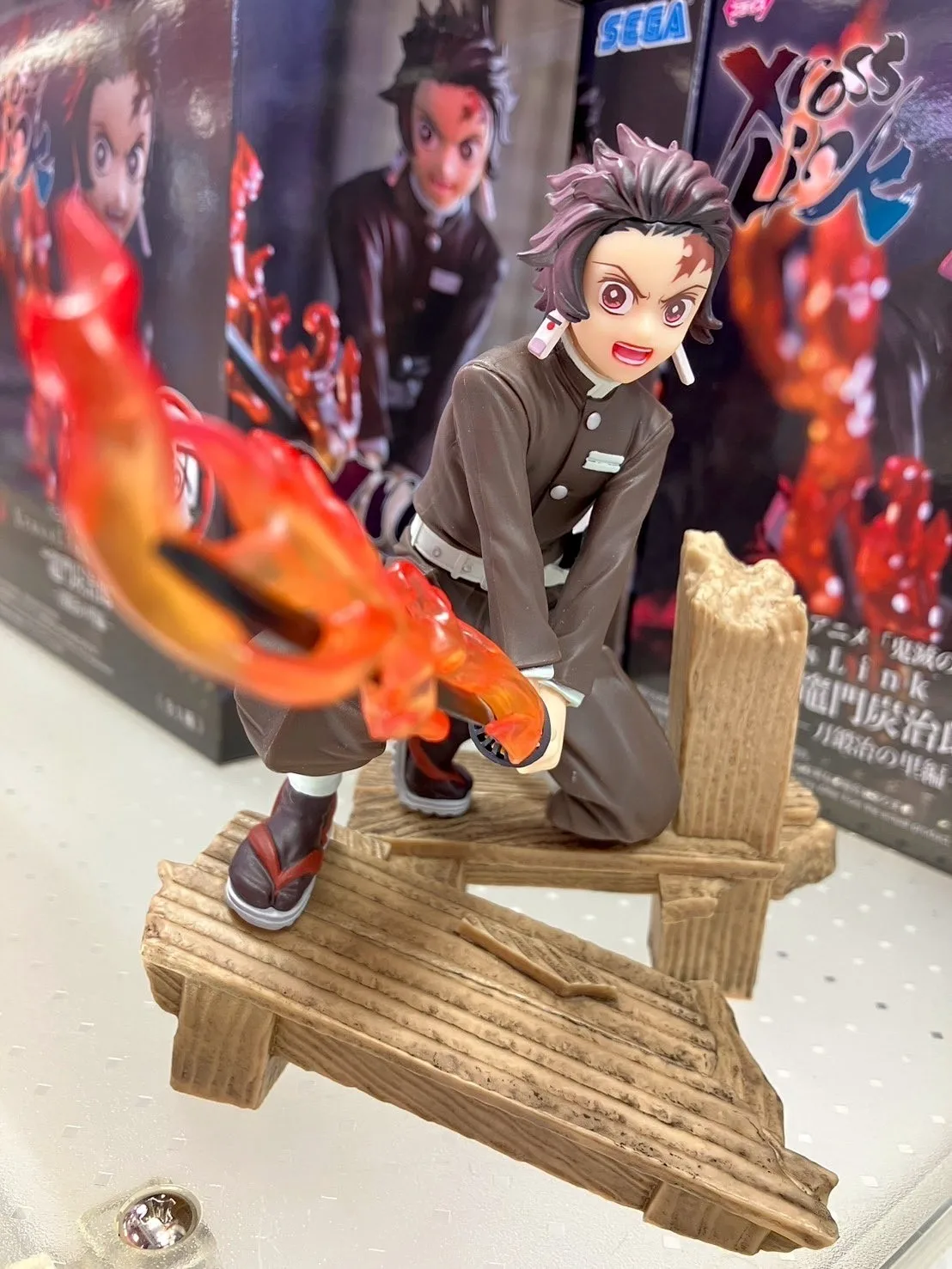 Фото SEGA Xross Link Shinazugawa Genya Kamado Tanjirou Аниме Фигурка Demon Slayer Kimetsu No Yaiba Коллекционная Модель Из ПВХ 18 ... №4