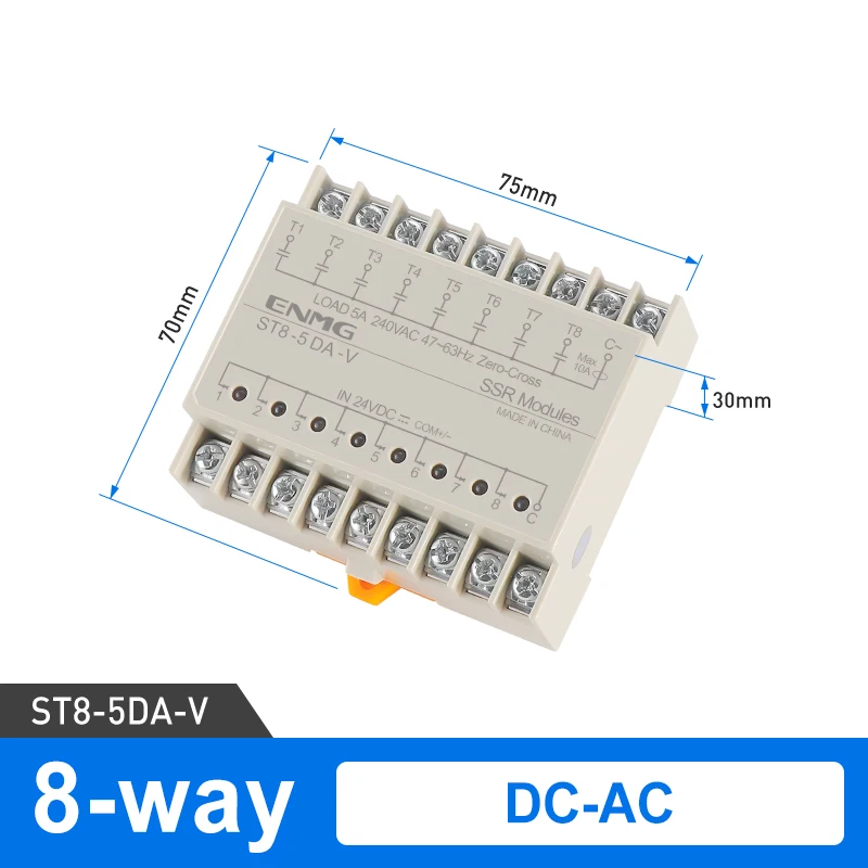 Оптически изолированное реле ENMG ST8P-10DA-N 24В