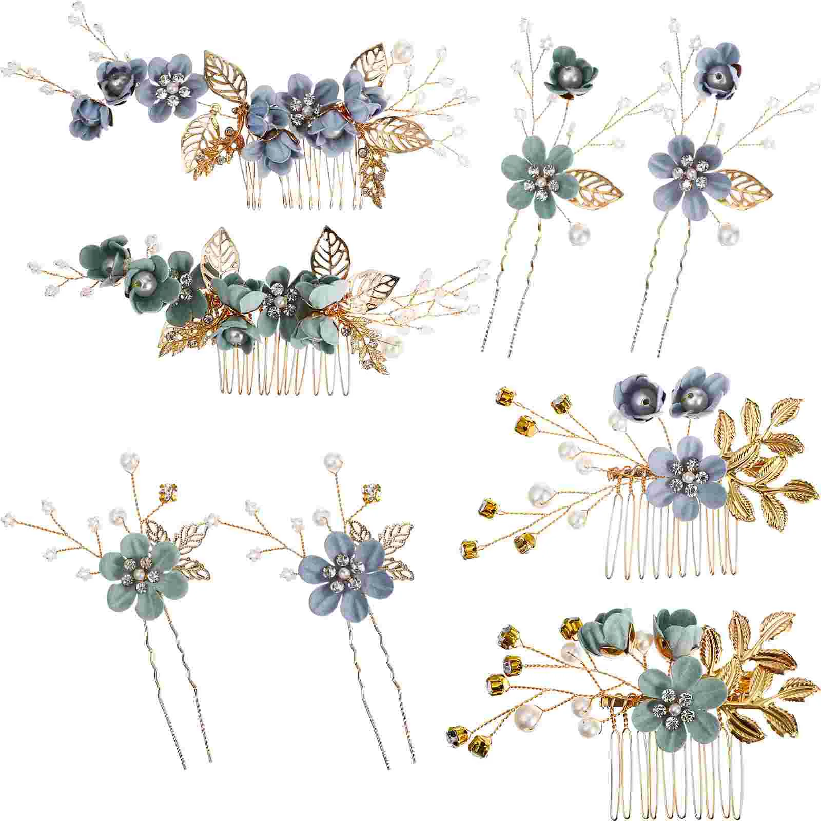 

2 Set Veil Comb Bridesmaid Hairclips Wedding Hair Comb Bridal Hair Barrettes Bride Ancient Hairpin Head Piece Wedding Bride