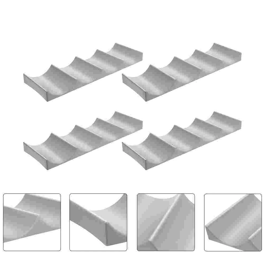 

4pcs Bottle Display Mats European Style Racks Home Storage Racks