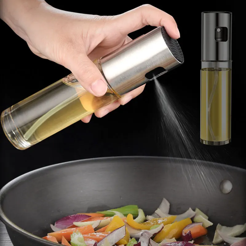 

Oil Spray Bottle Sprayer Aceite Bbq Aceitera Gadget Sets Cooking Barbacoa Olive Glass Huille Kitchen Accessories Utensils Tools