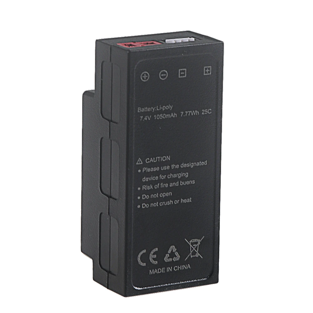 Фото Аккумулятор LiPo 7.4V 1050mAh 25C с высокой скоростью разряда для радиоуправляемых моделей №3