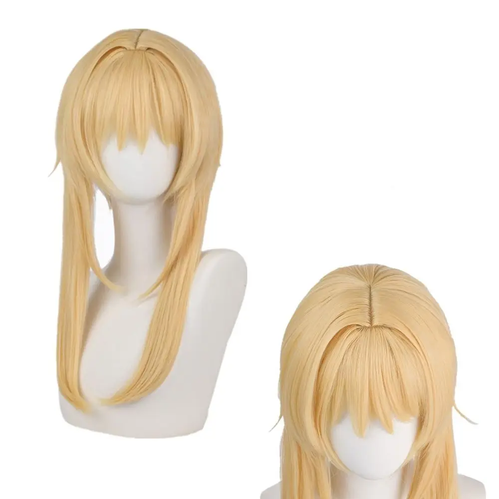 

Game Genshin Impact Genshin Lumine Cosplay Wig Wigs Props High Quality for Halloween Party