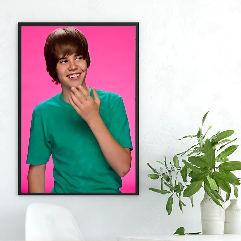Singer J-Justin B-Bieber Poster DIY Kraft Paper Vintage Wall Art Painting Study Stickers Big Szie