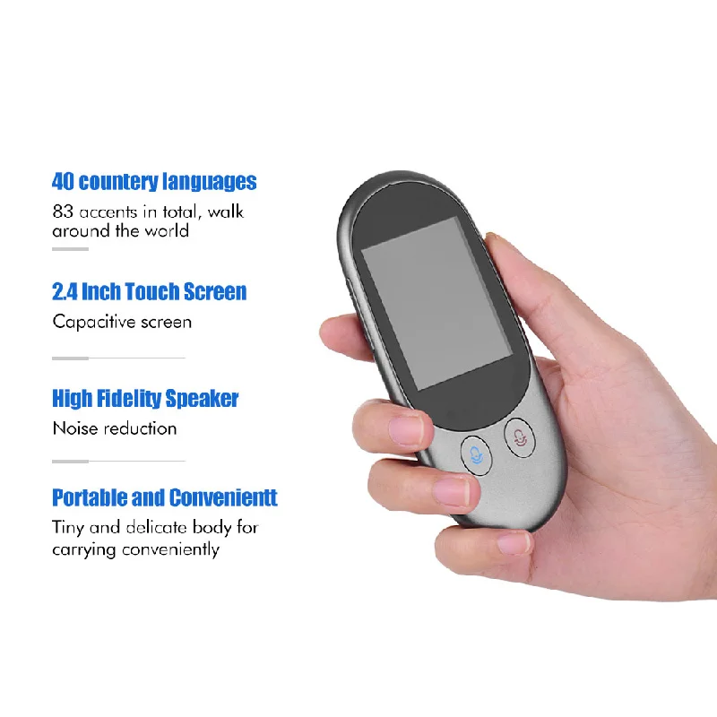 126 Languages Real Time Portable Smart Instant Voice Offline Translator Support Multi-Languages 1GB+4GB Translation Long Battery enlarge