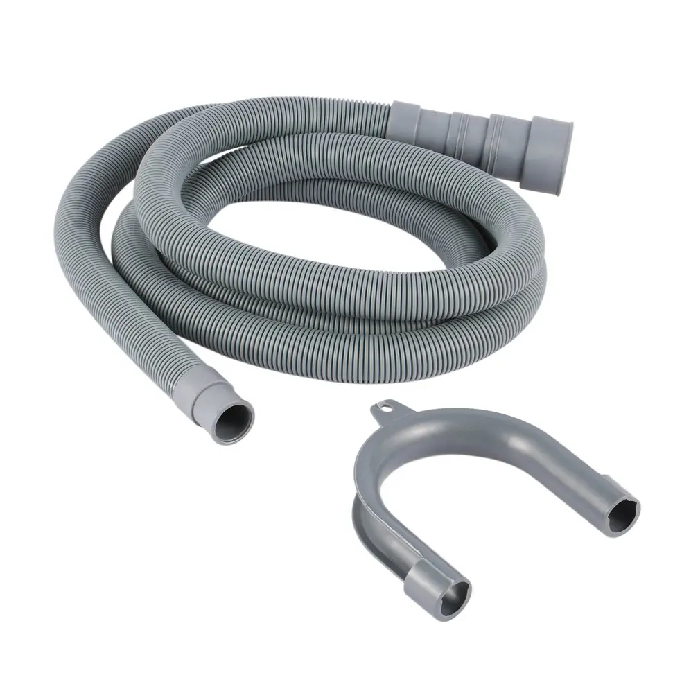 

2m Universal Fully automatic drum washer washing machine hose Drain pipe Down pipe Outlet pipe Extended extension tube