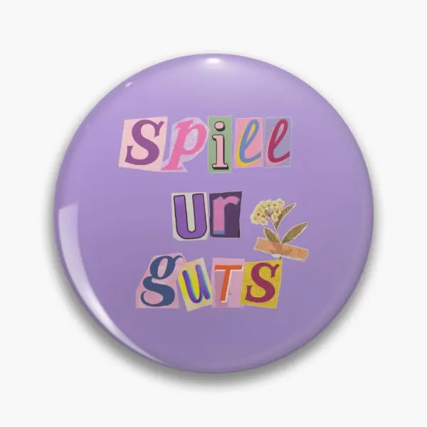 Женская Мягкая брошь на воротник с мультяшным принтом