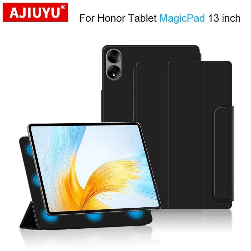 

Magnetic Smart Case For HONOR Tablet MagicPad 13 inch GDI-W09D Flip Stand PU Magnetic Back Cover for Magic Pad 13" Case Funda