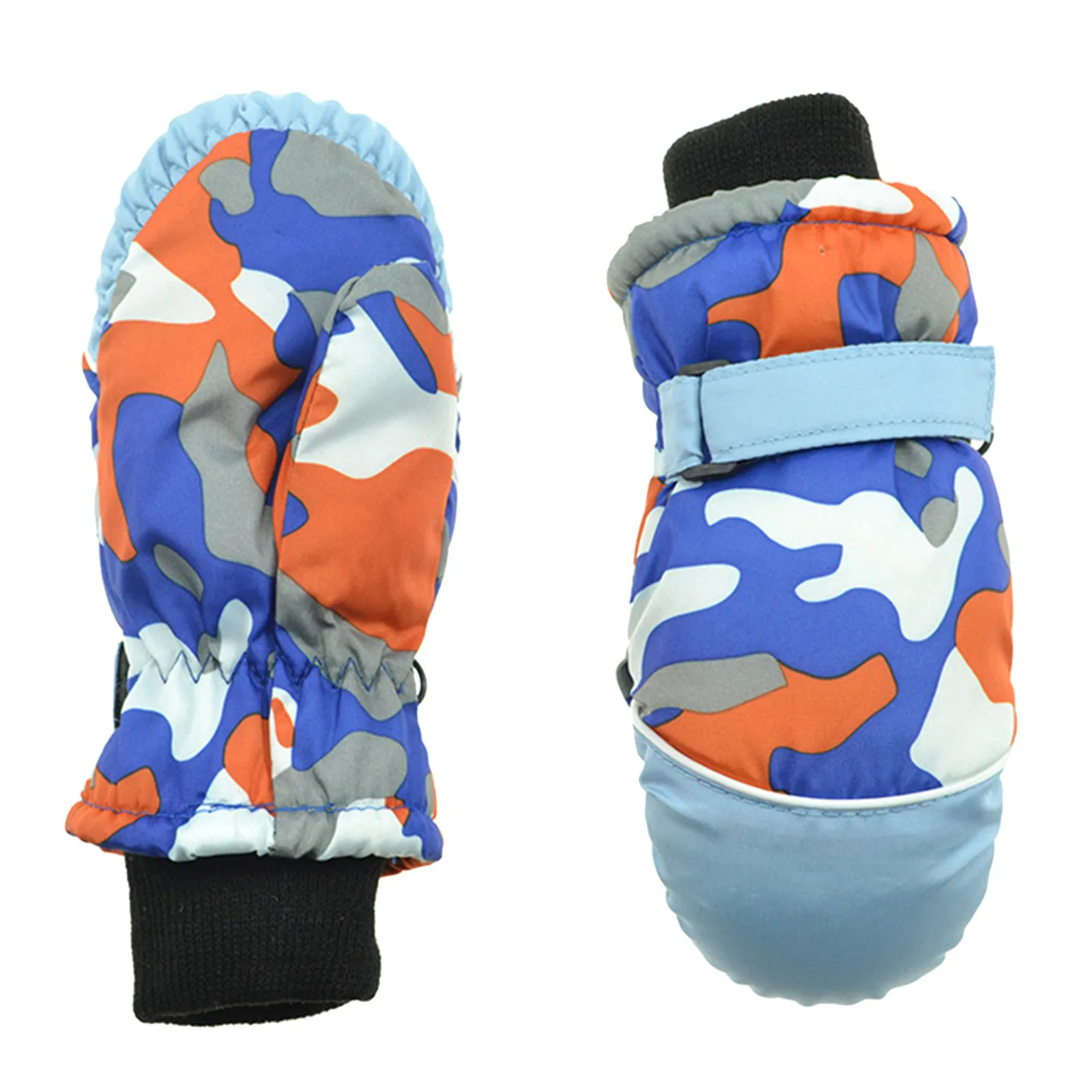 

Baby Boy Baby Toddler Kids Water-proof Mittens Skiing Toddler Winter Camouflage For Girls Gloves Girls Snow Gloves for Kids 6-8