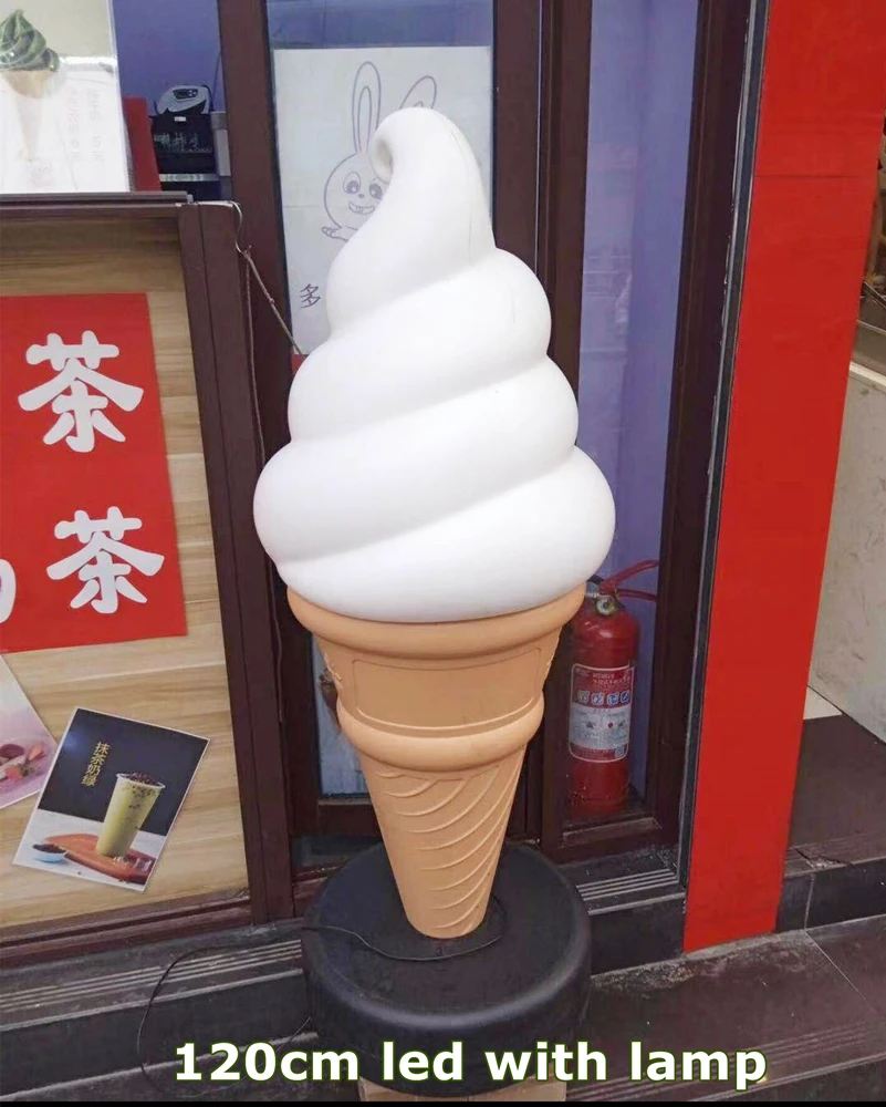 47-дюймовая огромная 120 см без лампы GREASOURCE Оригинальное мороженое крутая модель