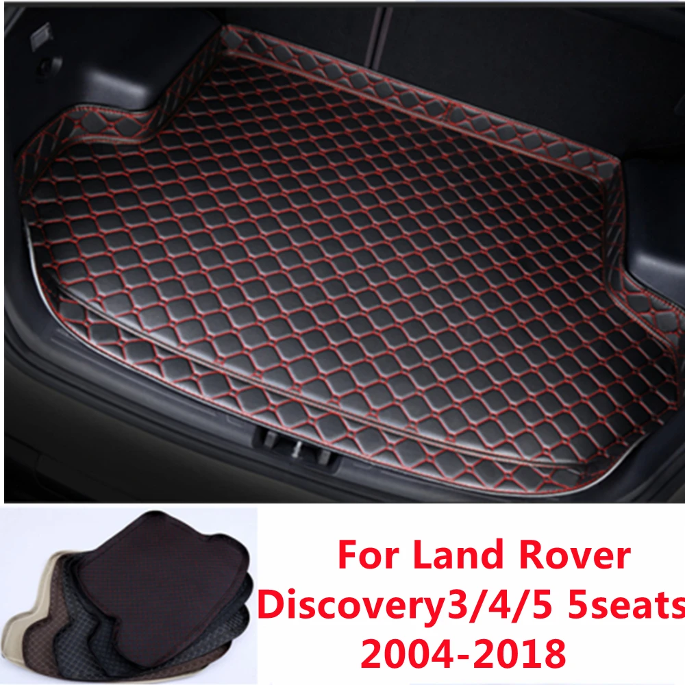 

SJ High Side Custom Fit All Weather Car Trunk Mat Rear Cargo Liner Carpet Pad For Land Rover Discovery3/4/5 5seats 2004-05-2018